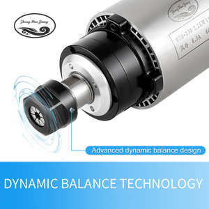 Zhong Hua Jiang ER11 BT30 0.8KW 65mm 4 Bearings 110V/220V 24000rpm Air Cooled Spindle Motor for Router <b>Engraving</b> <b>Machine</b> - Product Image 3