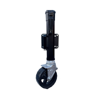 [Alliage d'aluminium] Roue de guidage pivotante pour caravane et remorque de camping-car, capacité 1600 lb, roue de support pour remorque ATV UTV