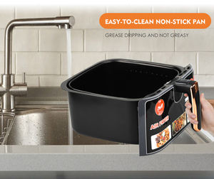 Nouveau Style 8L bouton contrôle air friteuse four 2000W grand Air friteuse <span class=keywords><strong>grille</strong></span>-<span class=keywords><strong>pain</strong></span> frit bleu graine peut être détachable - Product Image 6