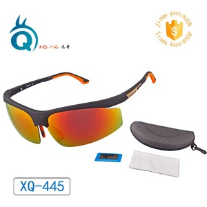 Lunettes de soleil polarisées XQ445 pour le cyclisme, verres bleus irisés, lunettes de sport avec étui - Product Image 2