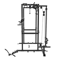 Equipo de Gimnasio Multifuncional Comercial Power Rack |   Máquina de Entrenamiento Multifuncional Smith Squat Cable Crossover de Acero de Alta Calidad