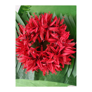 Diademas coloridas de flores de tacto Real, diademas de flores grandes de seda, flores de lirio y Araña, diademas florales hawaianas para fiesta - Product Image 3