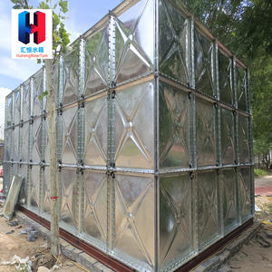 200 кубических метров прямоугольный секционный стальной изолированный резервуар для воды HDG горячеоцинкованный собранный с насосом гарантия 1 год - Product Image 4