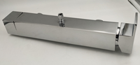 Robinet de salle de bains en laiton, ensemble de douche carrée de luxe, prix d'usine en gros, colonne de douche noire mat