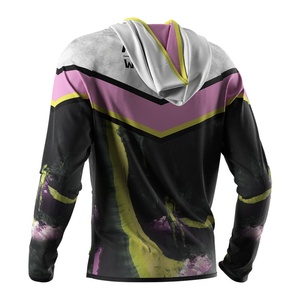 Vente en gros de sweats à capuche zippés pour hommes, sublimés, pour le sport de lutte - Product Image 4