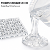 Caoutchouc de silicone liquide optique haute transparence Doneson DSA-71XX, bicomposant 1:1, pour moulage par injection, dureté Shore 30-80, moulage et scellement