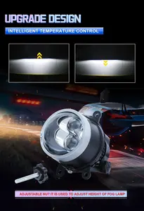 F9+2 Factory Auto Lighting Waterproof BI LED Lens Direct Laser Light Car LED Headlight Fog Lamp