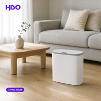 Poubelle intelligente à capteur 14L, détection infrarouge, couvercle automatique, corps en PP, poubelle rechargeable pour cuisine et salle de bain