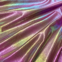 Lots de tissus extensibles multicolores à micro-points métalliques en nylon et élasthanne pour maillots de bain, danse et gymnastique
