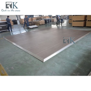 Plancher de scène en bois grainé avec bords en aluminium – Offre spéciale - Product Image 2