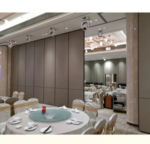 Cloison de séparation mobile pliable en bois au design moderne Porte de séparation coulissante pour salle de classe Insonorisation - Product Image 4