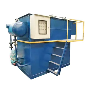 Planta de tratamiento de aguas residuales domésticas industriales, máquina de flotación de aire para eliminar grasa