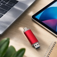 Clé USB A et Type C en métal pour téléphone, tablette, ordinateur portable, logo personnalisé