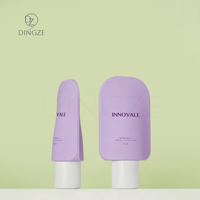 Crème solaire pour le visage en tube 30 ml 50 ml Logo personnalisé Contenant cosmétique pour crème solaire Tube en plastique Crème solaire résistante au soleil Bouteille de crème