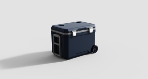 Kotak pendingin portabel 45L Modern, dengan roda desain baru berkemah persegi panjang hangat untuk penyimpanan makanan bir & buah - Product Image 2