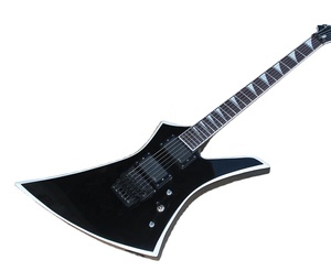 Flyoung <b>Black</b> Unusual SHape Musical Instrument 6 <b>Strings</b> Guitar - Product Image 1