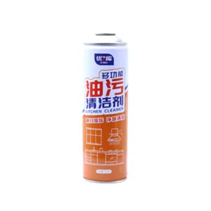 Impresión personalizada de hojalata limpiador de aceite de cocina latas de aerosol