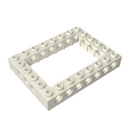 Bloques de Construcción Compatibles 32532, Ladrillo de Marco Perforado 6x8, Piezas Educativas MOC para Niños de 7 Años, Unisex, Plástico ABS - Product Image 4