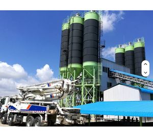 Di Asia Tengah Zoomlion HZS120R beton Batching tanaman 120m glaukoma h stasioner beton Mixer 2025 baru - Product Image 2