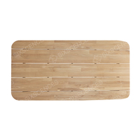 Nouveauté Ensemble de salle à manger de style moderne Table et chaises en bois massif pour restaurant Ensembles de meubles en bois personnalisés