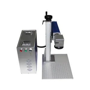 Máquina de gravação a laser de fibra multifuncional Raycus MAX 50W direto da fábrica, software de controle EZCAD para uso doméstico, compatível com DXF DST
