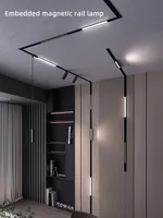 Lumières de piste intelligentes lampes led à Rail magnétique variable APP système intelligent vivant éclairage de piste réglable Spot Rail projecteur