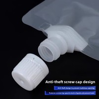 [Pour les festivals de musique et les concerts] Pochette souple en PETPE de qualité alimentaire pour eau minérale, bière, jus – Scellée, épaissie, facile à remplir
