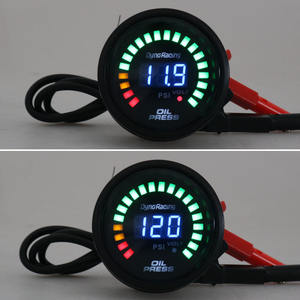 12V Universal Racing LED Scale + Digital Display 52mm <b>Car</b> Hydraulic Pressure Gauge with <b>Sensor</b> Universal <b>for</b> Instrument Panel - Product Image 5