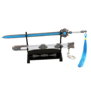 Naraka: Jeu Bladepoint Arme périphérique Série Modèle Personnalisable Jouet Épée Offre Spéciale Cadeau promotionnel Épée Pendentif en acier - Product Image 5