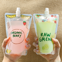 Sachets souples personnalisés en gros avec bec verseur pour aliments liquides chauds pour bébés et animaux de compagnie, pour le remplissage de lait