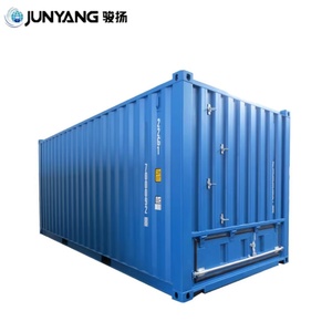 ตู้คอนเทนเนอร์เหล็กคอร์เทนขนาด 20 ฟุต พร้อมประตูปล่อยสินค้าที่ปลาย สำหรับขนส่งธัญพืช ตู้คอนเทนเนอร์แห้งมือสองสภาพดี - Product Image 4