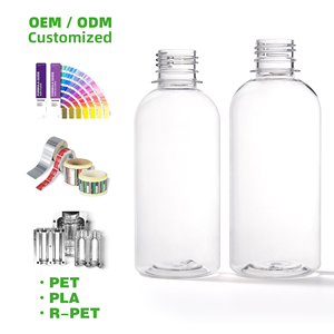 250ml 300ml bán buôn thân thiện với môi Pet rõ ràng chai nước sốt với nhãn tùy chỉnh rỗng cấp thực phẩm nhà hàng nước sốt bao bì chai - Product Image 2