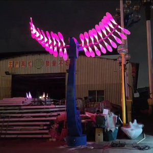 Lumières LED à motif mécanique rotatif à moulin à vent RGB Senzhao pour l'extérieur - Product Image 5