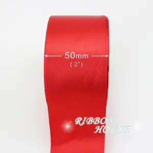 (25 ярдов/рулон) 50 мм однолицевая Высококачественная атласная лента, украшение, подарок, рождественские ленты