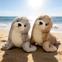 Livraison Rapide : Adorable Peluche de Phoque Douce, Jouet en Peluche pour Décoration de Crèche, Cadeaux d'Anniversaire et Collections Thème Océan