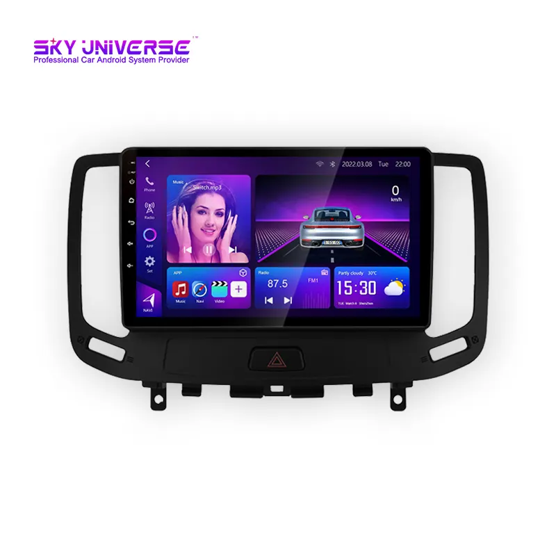 IPS DSP Android 11 For Nissan Voor Infiniti G4 G25 G35 G37 2006 - 2013 Car Video Player GPS Navigation Multimedia carplay No DVD