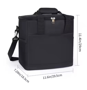 Aluminum Foil Insulated Lunch Bag Fashionable Office Worker's Picnic Cooler Bags Directly Exported by Manufacturer - Product Image 2