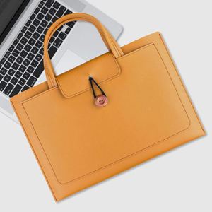 Unisex Tablet Briefcase <b>Bag</b> With Handle Pu <b>Leather</b> <b>Laptop</b> <b>Bags</b> for <b>Women</b> - Product Image 1