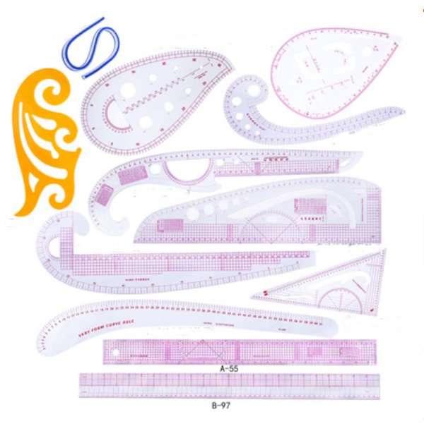 Набор швейных инструментов изогнутая линейка облако линейка Лоскутная линейка комбинация
