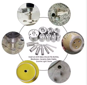 Prêt à expédier, marque GREE, jeu de forets à trous diamantés électro-plaqués de 10 mm, longueur totale de 50 mm, garantie 1 an, pour le perçage - Product Image 6
