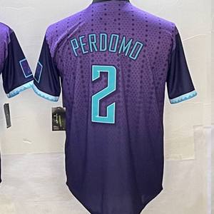 Camisetas de Béisbol del Club Men 7 Corbin Carroll 4 Ketel Marte 51 <span class=keywords><strong>Randy</strong></span> <span class=keywords><strong>Johnson</strong></span> 2 Geraldo Perdomo 28 Eugenio Suárez 14 Gabriel Moreno - Product Image 4