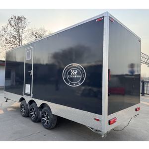 Custom 5.8m Modern Outdoor Portable Mobile <b>Shower</b> Combo 2 to 10 Stalls Toilet Trailer for Sale - Product Image 3