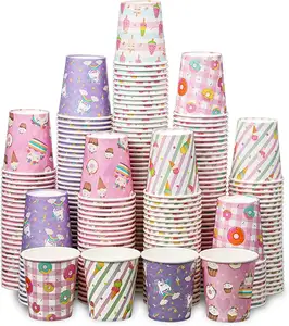 Printed Paper Cups Color Single Wall Supplier Custom Coffee Paper Cup Personalized Paper Cup