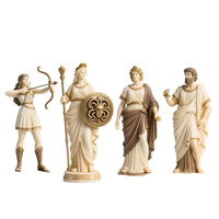 Ensemble de sculptures de dieux et déesses de la mythologie grecque, en résine, peintes à la main, modèle de statue grecque antique, décoration pour les amateurs de mythologie