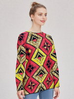 Weicher Original Afrikanischer Echtwachs-Brokat Batik Pagne Ankara Stoff, Fleckresistent für Taschen & Vorhänge