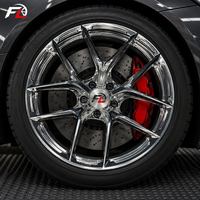 Jantes forgées monobloc chromées à rayons torsadés polies 18 19 20 pouces 5x112 5x120 pour BMW Audi Benz