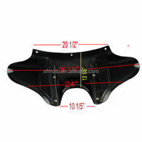 Carénage extérieur avant noir intense pour Softail Road King XF290601