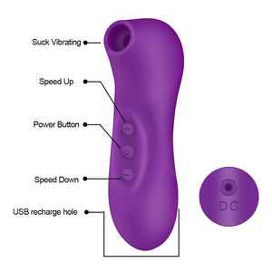 Mini Clit Sucker Vibrator Oral lecken Muschi Zunge Vibrierende Brustwarze Saugen Schlag Klitoris Stimulator Adult Female Sexspielzeug - Product Image 5