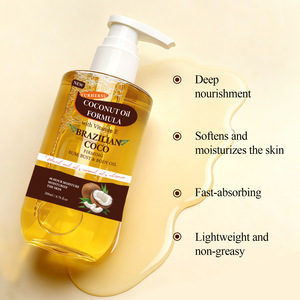 Huile corporelle nourrissante YURHERSU à la formule d'huile de coco 200ml, parfum doux aux herbes, pour le soin de la peau - Product Image 3