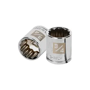 Boîte de 6 douilles à 12 points de 3/4 po, entraînement 3/8 po, TRUPER - Product Image 1